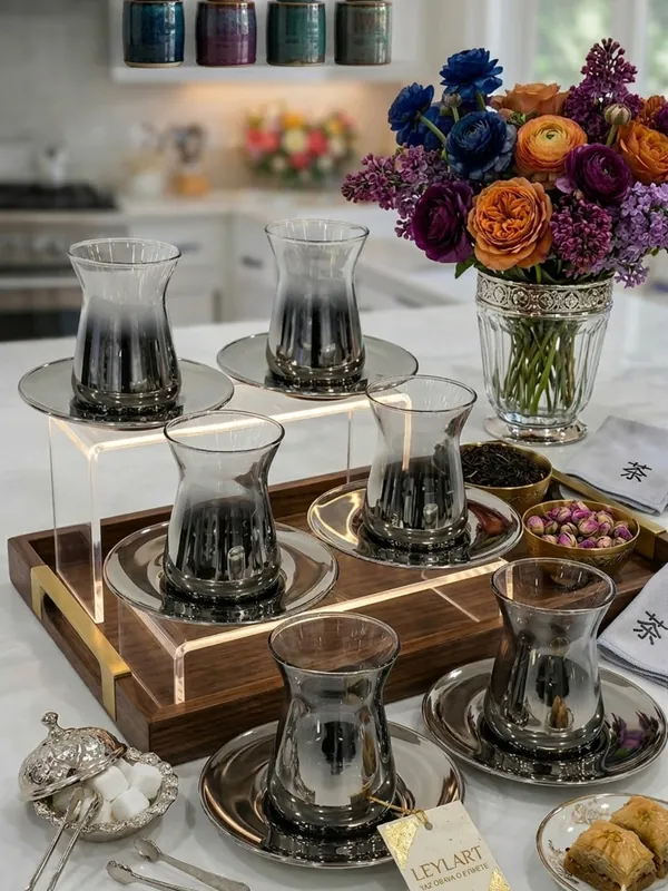 Safir 12 Parça Çay Bardağı Seti