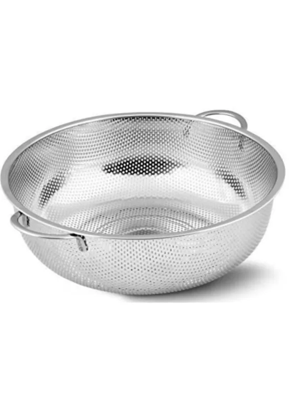 Metal Kulplu Makarna Süzgeci 26 cm, Kevgir
